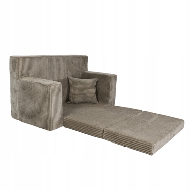 Диван Fortisline Rosalia 83 x 112 см, вельвет, коричневий