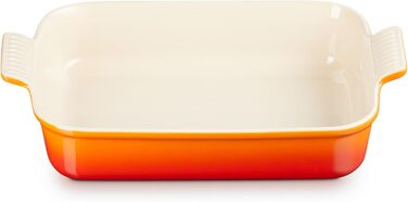 Форма для запікання Le Creuset прямокутна, 32 см, кераміка, 2.31 кг, червоний (Flint)