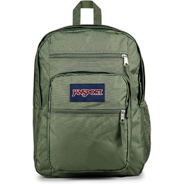 Рюкзак JanSport Big Student Cargo Green, великий шкільний рюкзак, місткий, зелений колір