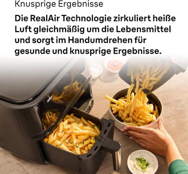 Фритюрниця повітряна Braun MultiFry 3 HF 3030, 4.3 л, 1500 Вт, цифрове керування, 8 програм, чорна