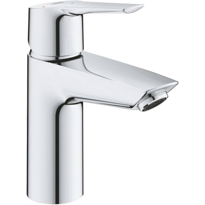 Змішувач для ванної кімнати Grohe Start, енергозберігаючий, з холодною водою в середній позиції, з поп-ап зливом, 17 см, хром, 23551002 S (198 мм)