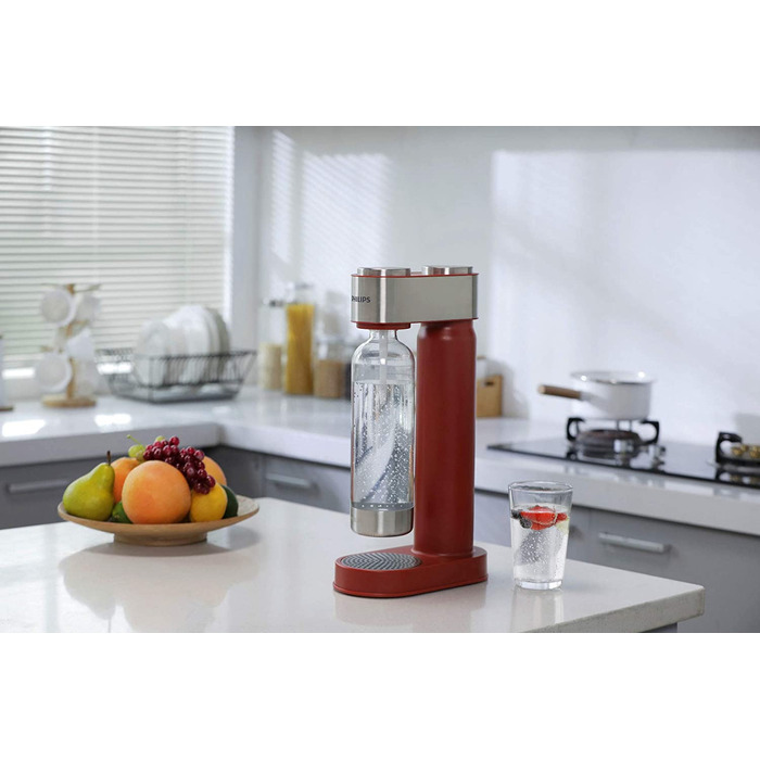 Сифон для газування води Philips GoZero ADD4902BK/10, пластиковий, 1 л, чорний