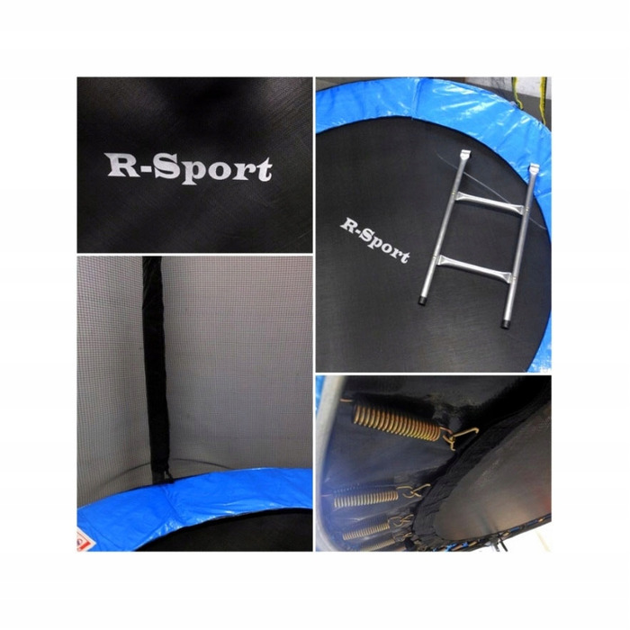 Садовий батут R-Sport 6FT (183 см) із захисною сіткою та драбиною
