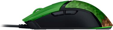 Ігрова миша Razer Cobra Minecraft: легка дротова миша з RGB-підсвіткою Chroma, оптичними перемикачами 3-го покоління, вага 57 г, чорна