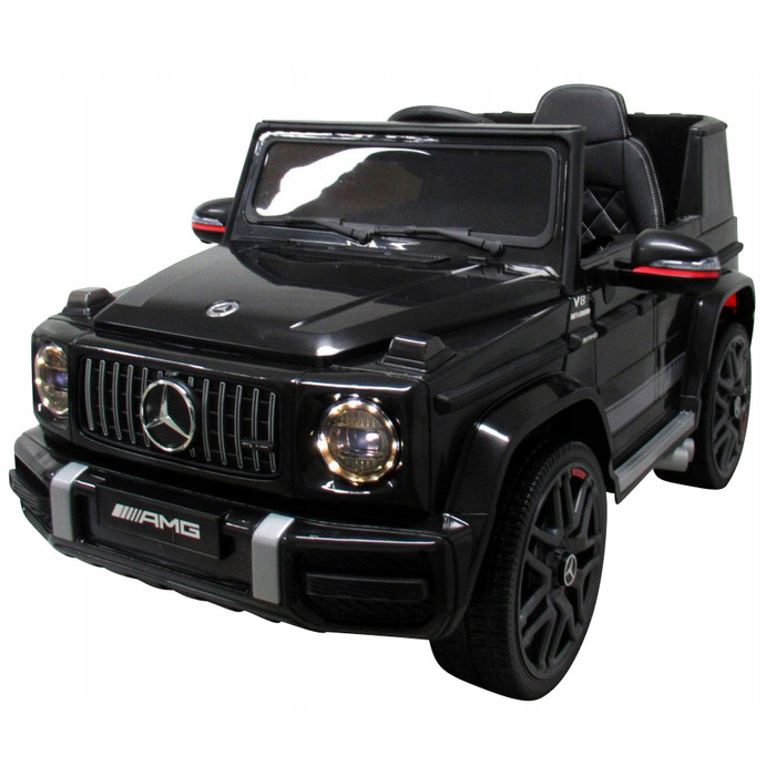 Дитячий електромобіль Mercedes G63 з шкіряним сидінням та пультом керування