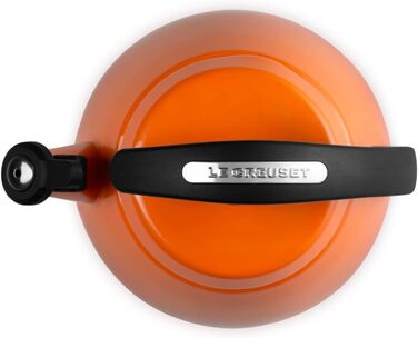 Емальований ковш Le Creuset з кришкою, 2.2 л, колір Flame (вогняний)