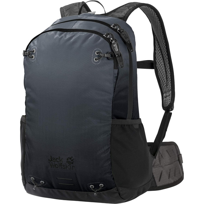 Унісекс рюкзак Jack Wolfskin Halo 22 л для спорту, сірий Aurora Grey