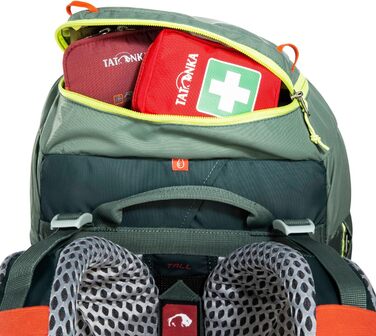 Рюкзак Tatonka Yukon JR 32L для підлітків, туристичний, регульована спинка, з перероблених матеріалів, зелений