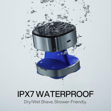 Електричний бритва для гоління голови Yoose Herren IPX7, 5 насадок, USB-C, акумулятор, чорний