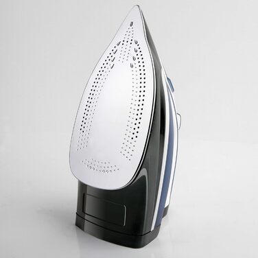 Парова праска BLACK+DECKER BXIR2402E, 2400 Вт, 370 мл, пластик, синя/зелена