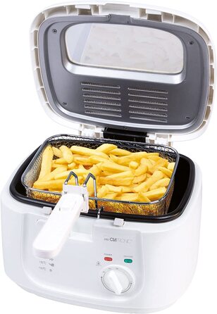 Фритюрниця Clatronic FR 3771, 2,5 л, антипригарна, з фільтром, термостатом