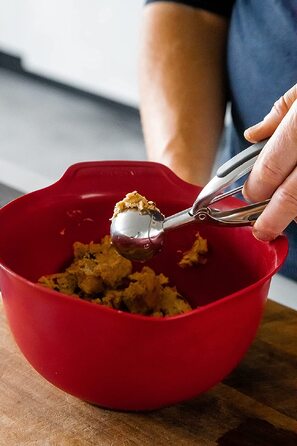 Ложка для морозива та тіста KitchenAid з порційним механізмом, нержавіюча сталь, кольорова