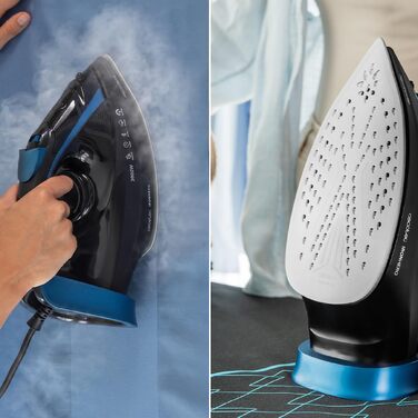 Паровий праска Cecotec IronHero H-3000 Ceramic, 3000 Вт, керамічна підошва XXL, потужний паровий удар 230 г/хв, резервуар 350 мл, система Cyclo Clean та Drip Block, автовимкнення