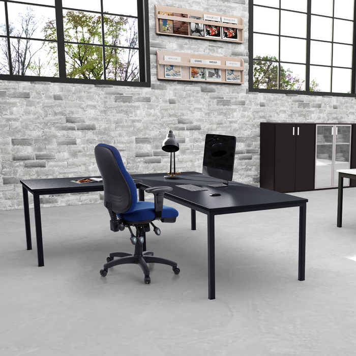 Офісне крісло / Крісло для офісу ZENIT PRO, тканина блакитного кольору hjh OFFICE
