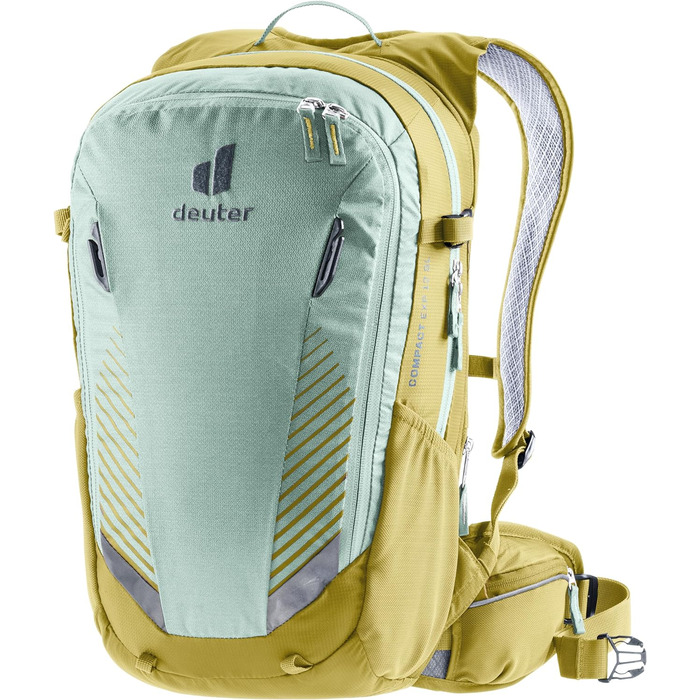 Жіночий велосипедний рюкзак Deuter Compact EXP 12 SL 12 л, блакитний/лаймовий