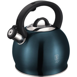 Електрочайник Berlinger Haus Metallic Line Aquamarine Edition, 3,0 л, нержавіюча сталь 18/8, бірюзовий