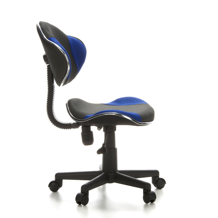 Дитяче письмове крісло KIDDY GTI-2, оббивка тканина, сіро-блакитне, hjh OFFICE
