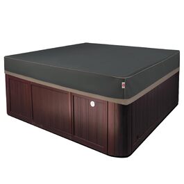 Водонепроникний чохол для басейну та джакузі 220x220x85 см, захисна кришка з тканини Oxford 420D з UV-захистом від пилу та бруду, прямокутна