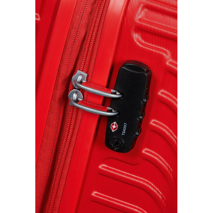 Валіза American Tourister Mickey Clouds, розширювана, 66 см, 63/70 л, червона, на колесах, середня