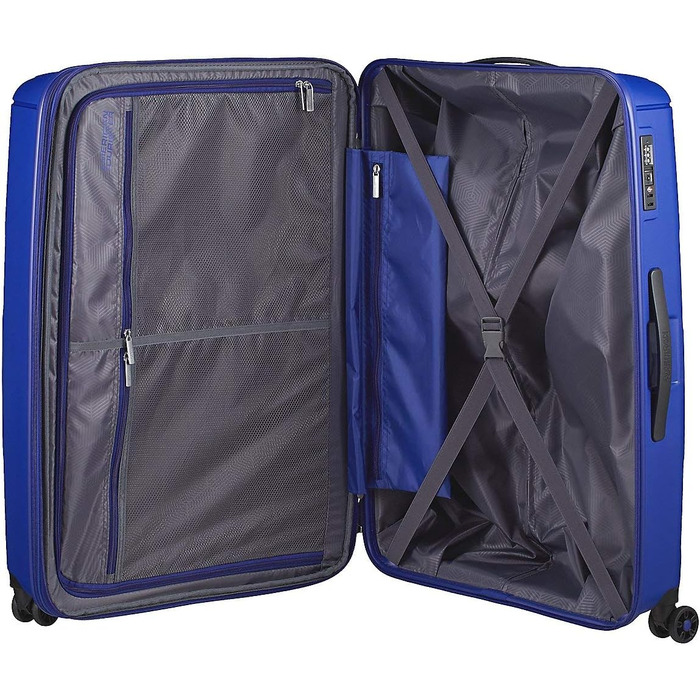 Валіза American Tourister Sunside Spinner 77 см, розширювана, 4.5 кг, 106/118 л, червона (Sunset Red)