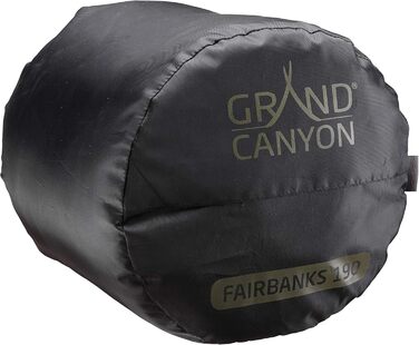Спальний мішок Grand Canyon Fairbanks 190 для дорослих, універсальний, зелений