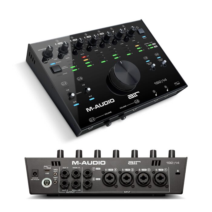 M-Audio Air 192|6: USB аудіоінтерфейс для запису в студійній якості з 2 XLR/Line входами + ПО