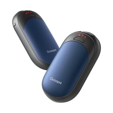 Електричні грілки для рук OCOOPA 2 шт. з магнітом, 5000mAh, 3 режими нагріву, компактні, для рукавичок, зима, подарунок