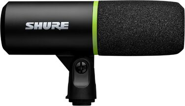 Мікрофон Shure MV6 USB-C для геймерів і стрімерів, динамічний, цифровий, для ПК, стрімінгу та ігор