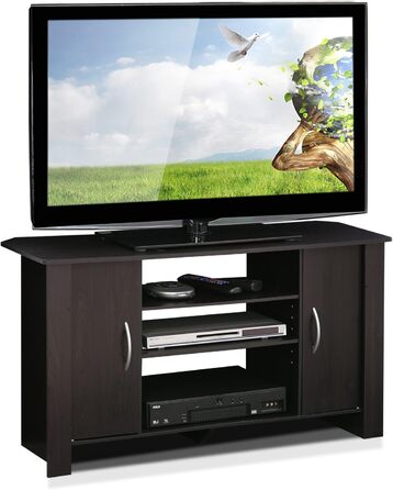 ТВ-тумба Furinno Econ, розважальний центр, еспресо, 106.9x57.9x34.3 см