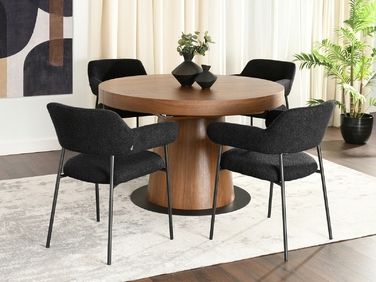 Стілець Mebel-Partner, оббивка тканина, чорний, 1 шт.