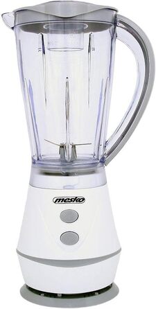 Блендер стаціонарний Mesko MS 4060g, 1 л, 500 Вт, 2 швидкості, нержавіюча сталь, BPA-free, пластик