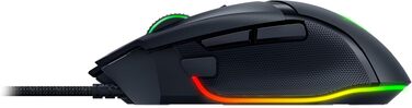 Ігрова миша Razer Basilisk V3 дротова з RGB підсвіткою Chroma, 11 програмованих кнопок, гіперскрол колесо, ергономічний дизайн, чорна
