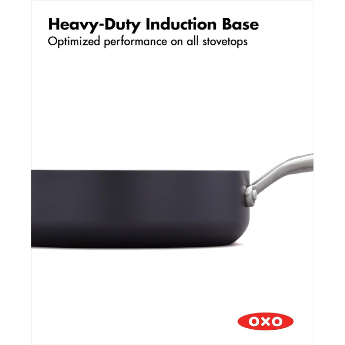 Набір посуду OXO Professionelles 10 предметів, кераміка з антипригарним покриттям, індукція, нержавіюча сталь, без PFAS