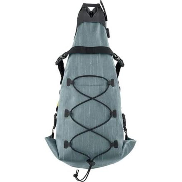 Велосипедна сідельна сумка EVOC SEAT PACK BOA WP 16 л, водонепроникна, сталева, з компресійними ременями та багатофункціональними кріпленнями