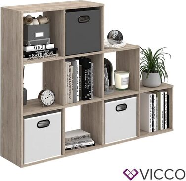 Стелаж Vicco Treppenregal, драбинчастий, дуб сонома, 142.2x107.8 см