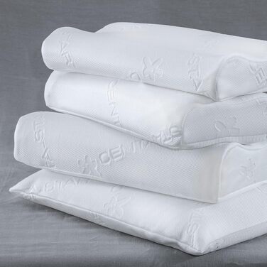 Подушка для шиї Centa-Star Comfort Soft 40x80 см, піна з ефектом пам'яті, знімний чохол, Öko-Tex Standard 100