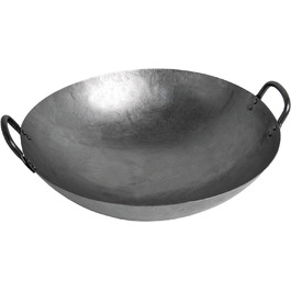 Wok-олійниця Asia Art Factory AAF Nommel 45 см з 2 ручками, кругле дно, для газових плит, гастрономія