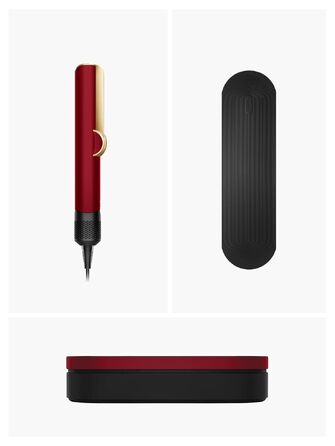 Випрямляч для волосся Dyson Airstrait Red Velvet: без термоушкоджень, професійний стайлінг