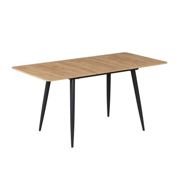 Розкладний стіл Vicco Esstisch Beaver, 80x70 см, золото-дубовий/чорний, 120-160x75x80 см
