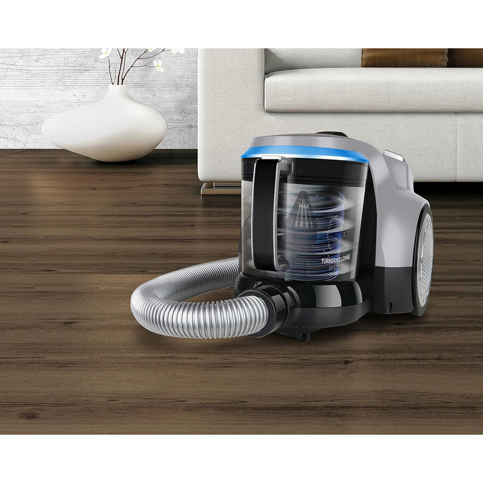 Пилосос BLACK+DECKER BXVML700E без мішка, 700 Вт, сірий