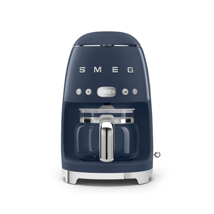 Кавоварка крапельна Smeg DCF02NBEU Navy Blue 12 чашок з автостартом та регулюванням міцності