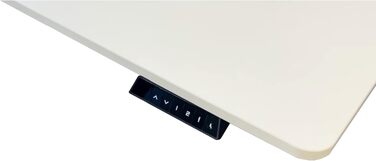 Регульований по висоті письмовий стіл MiniDesk, чорний (73–118 см)