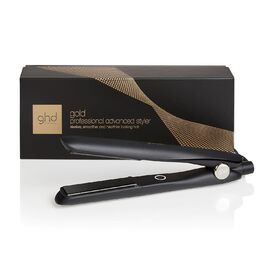 ghd gold – професійний випрямляч для волосся, 185°C, двозонна технологія, для випрямлення, завивки та хвиль, чорний, стара упаковка