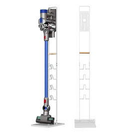 Стійка-тримач для пилососа Dyson Gen5, V15, V12, V11, V10, V8, V7, V6 – універсальний підлоговий тримач, білий березовий