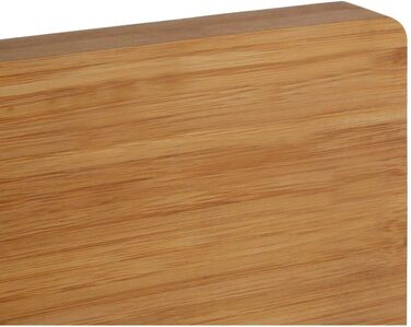 Дошка для нарізання Premier Housewares з бамбука з ручками, натуральна, прямокутна, 28x40x4 см