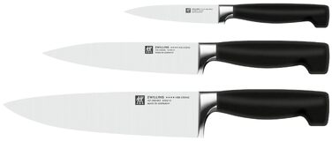Набір ножів ZWILLING Vier Sterne (4 зірки), 3 предмети, нержавіюча сталь, Made in Germany