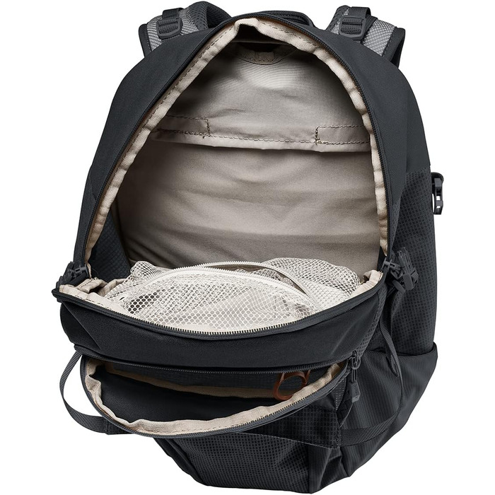 Рюкзак VAUDE Neyland Zip 20, 20 л, туристичний, чорний, зручна блискавка, універсальний розмір