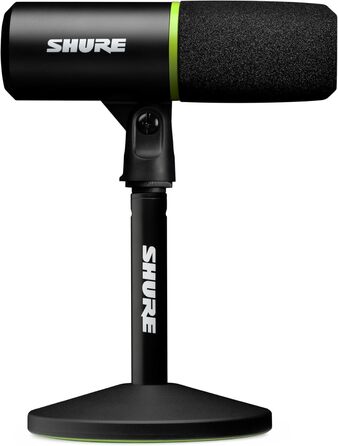 Мікрофон Shure MV6 USB-C для геймерів і стрімерів, динамічний, цифровий, для ПК, стрімінгу та ігор