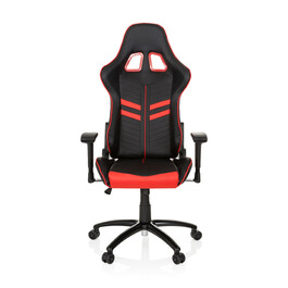 Ігрове крісло / Офісне крісло LEAGUE PRO Штучна шкіра Чорний / Червоний HJH OFFICE