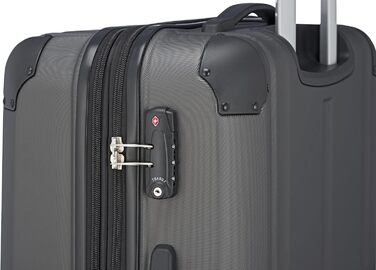 Чемодан Travelite City з 4 колесами, великий/середній, зелений (Anthrazit, набір валіз L/M)